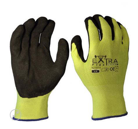 Extra Flex Grab + Hi Viz Gloves