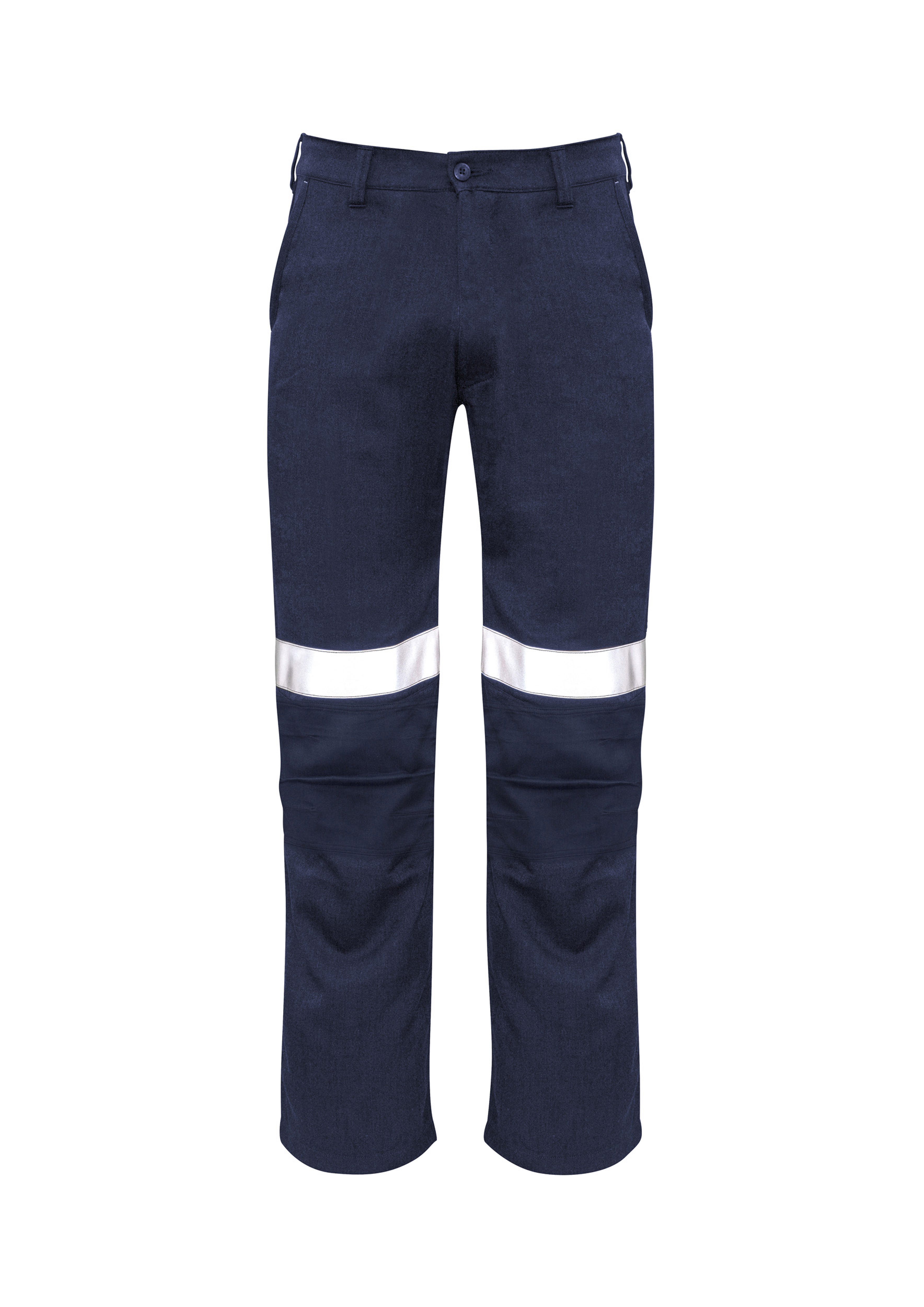 Mens Orange Flame Traditional Style Taped Work Pant