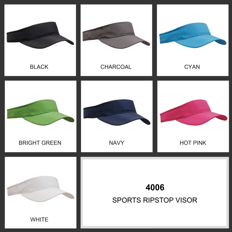 Headwear Sports Rip-Stop Visor