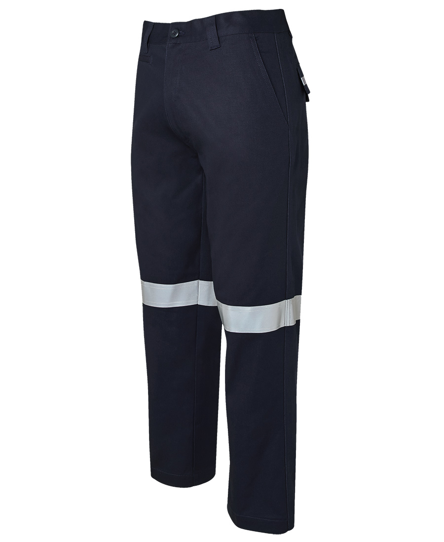 JB's Mercerised Work Trouser with Reflective Tape - Stout Fit