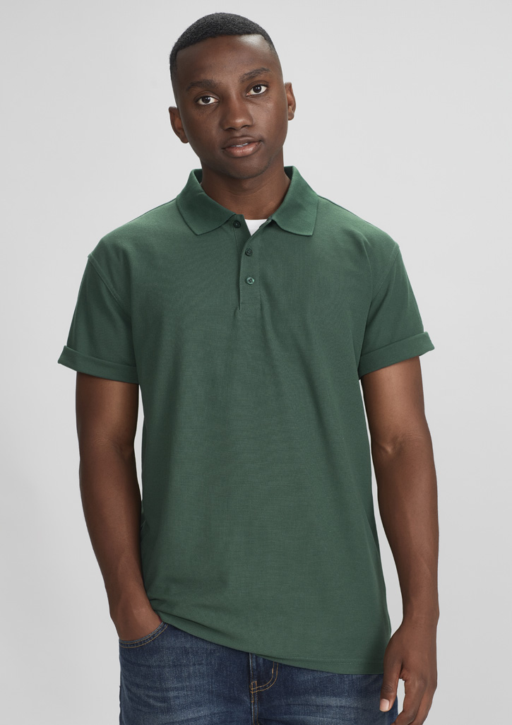 Biz Collection Mens Crew Polo