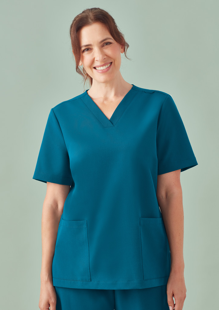 Biz Care Womens Pulse V-Neck Scrub Top