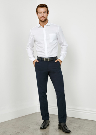 Biz Collection Mens Classic Slim Pant