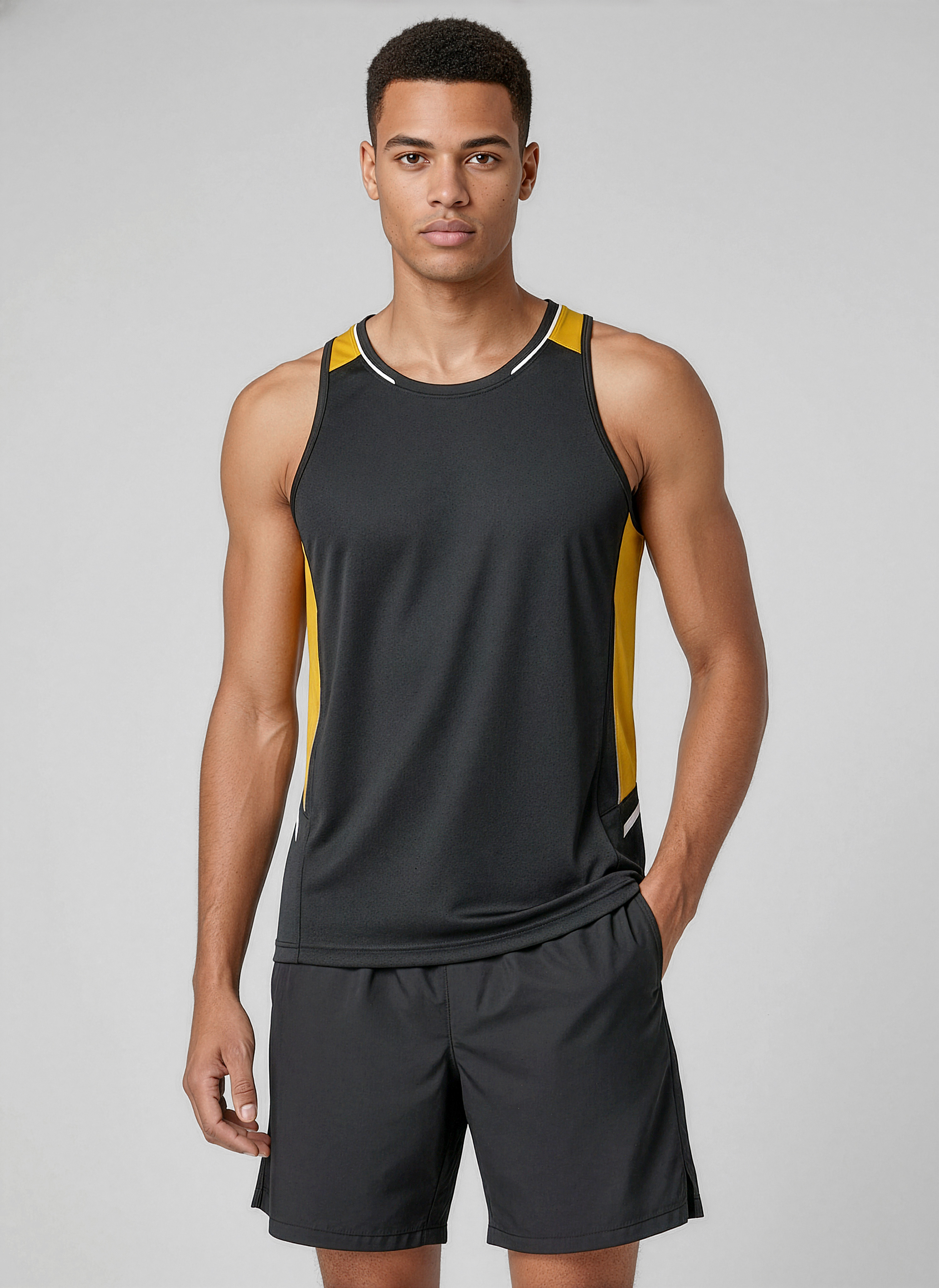 Biz Collection Mens Renegade Singlets
