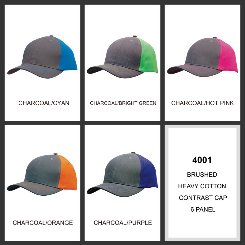 Headwear 6PNL Brushed Heavy Cotton Two-Tone Cap