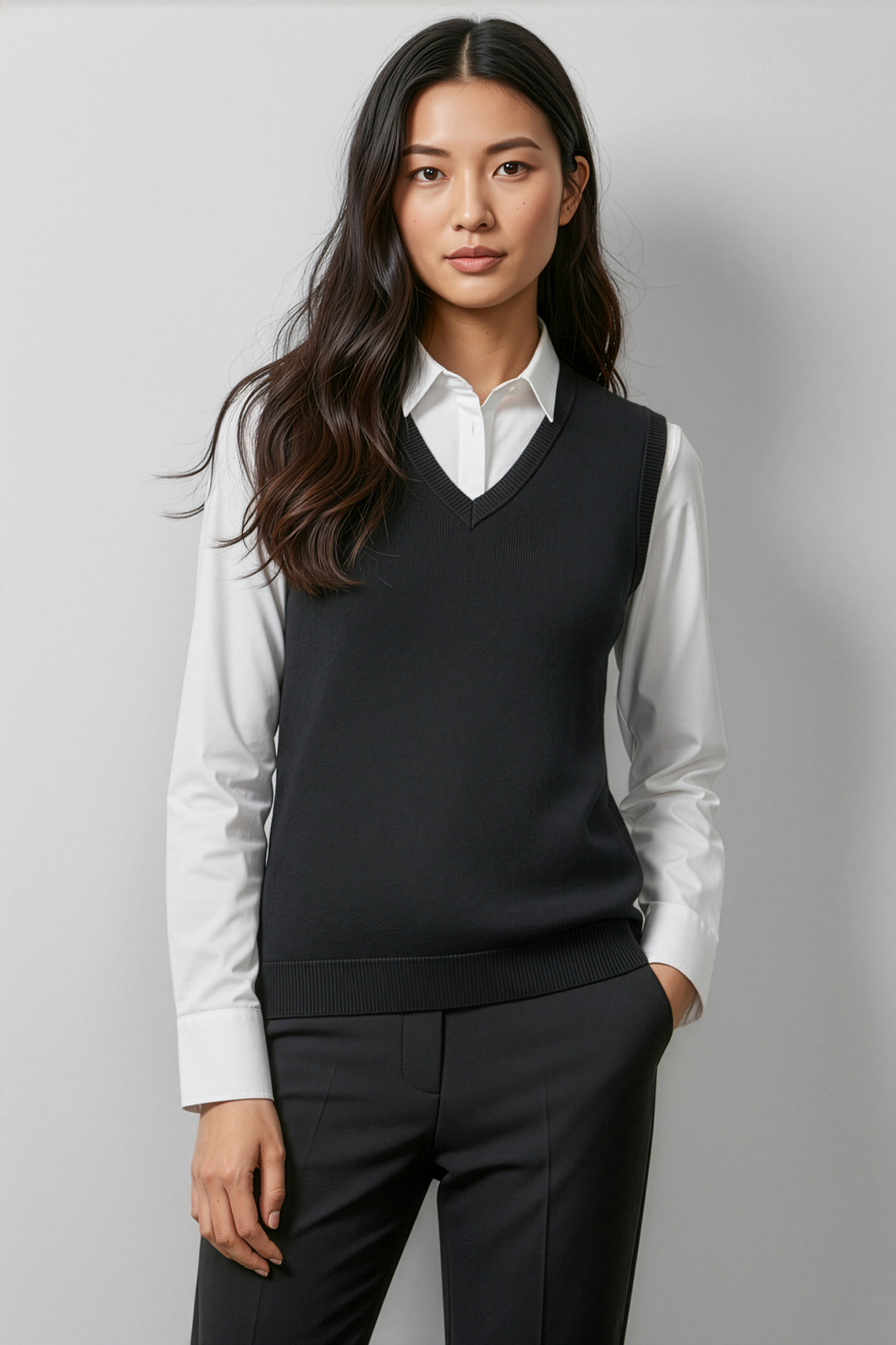 Biz Collection Ladies V-Neck Vest