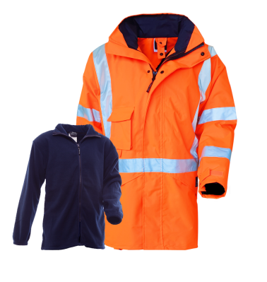 TTMC Fleece Lined Waterproof Jacket Day/Night