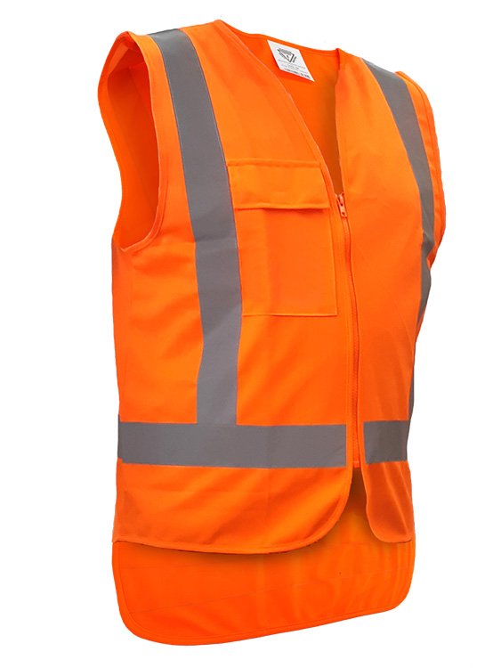 TTMC H-back Safety Vest - Orange - 12/14XL