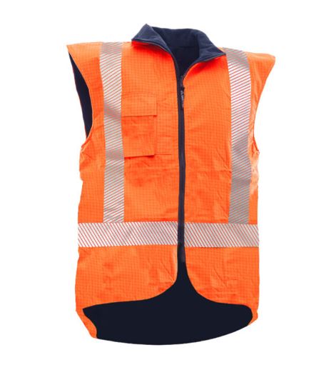 TTMC Flame Retardant Anti Static Reversible Vest Day/Night