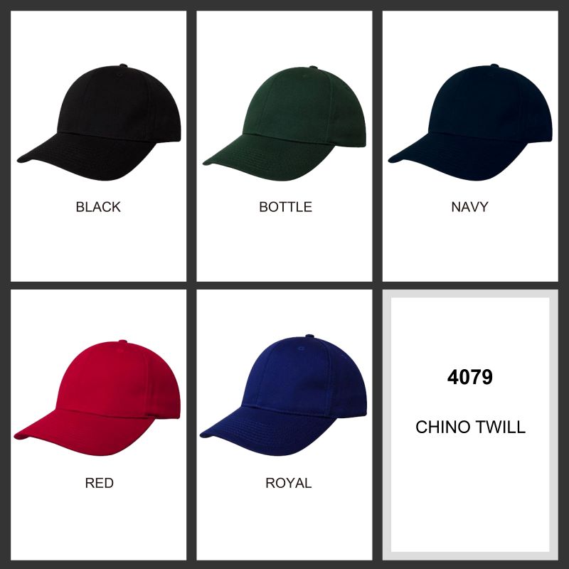 Headwear 6PNL Chino Twill Cap