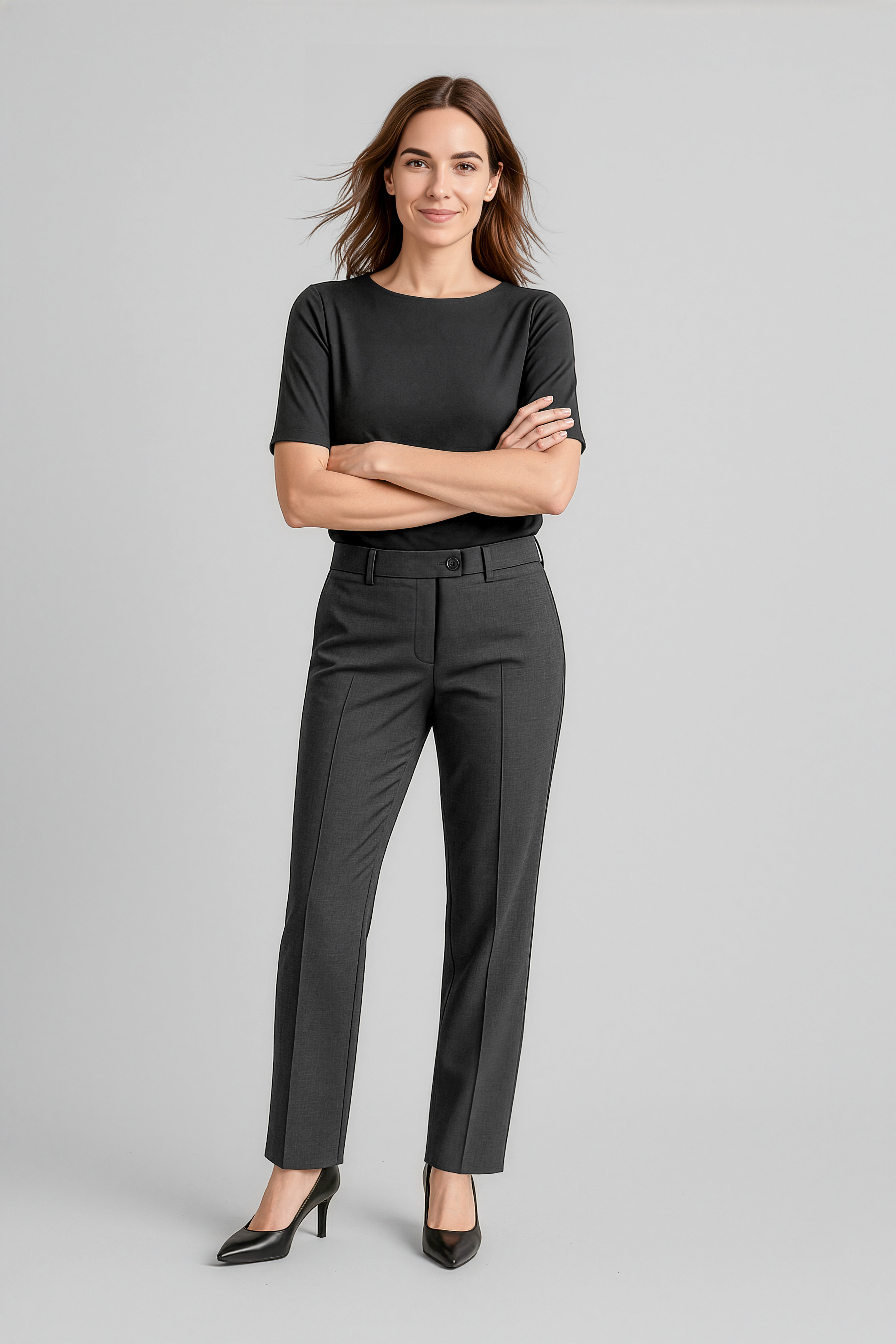 Biz Corporates Womens Relaxed Fit Pant