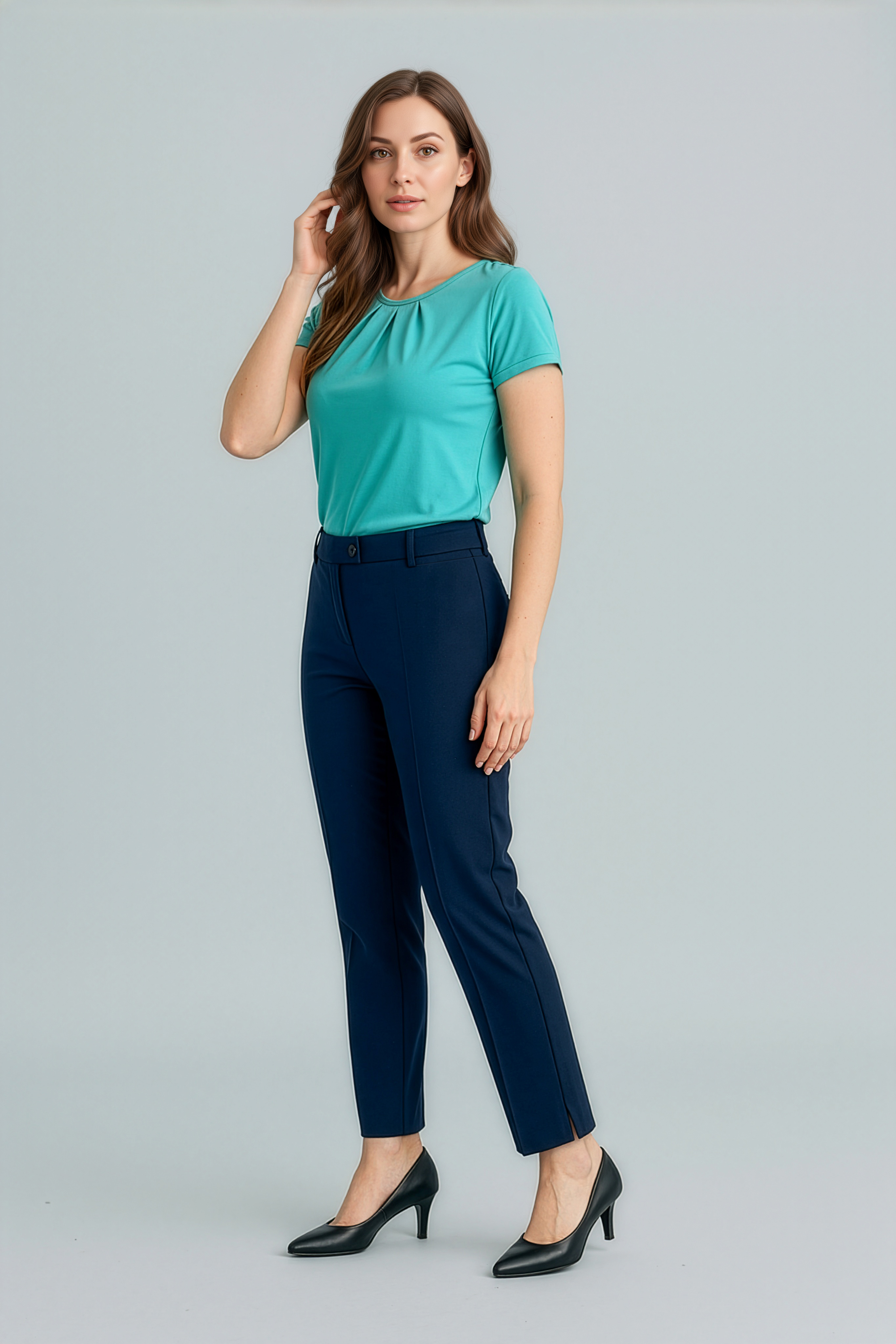 Biz Corporates Womens Slim Leg Pant
