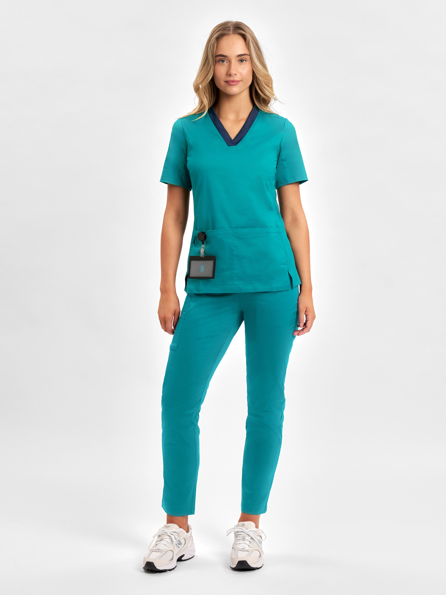 Biz Care Womens Riley Straight Leg Scrub Pant