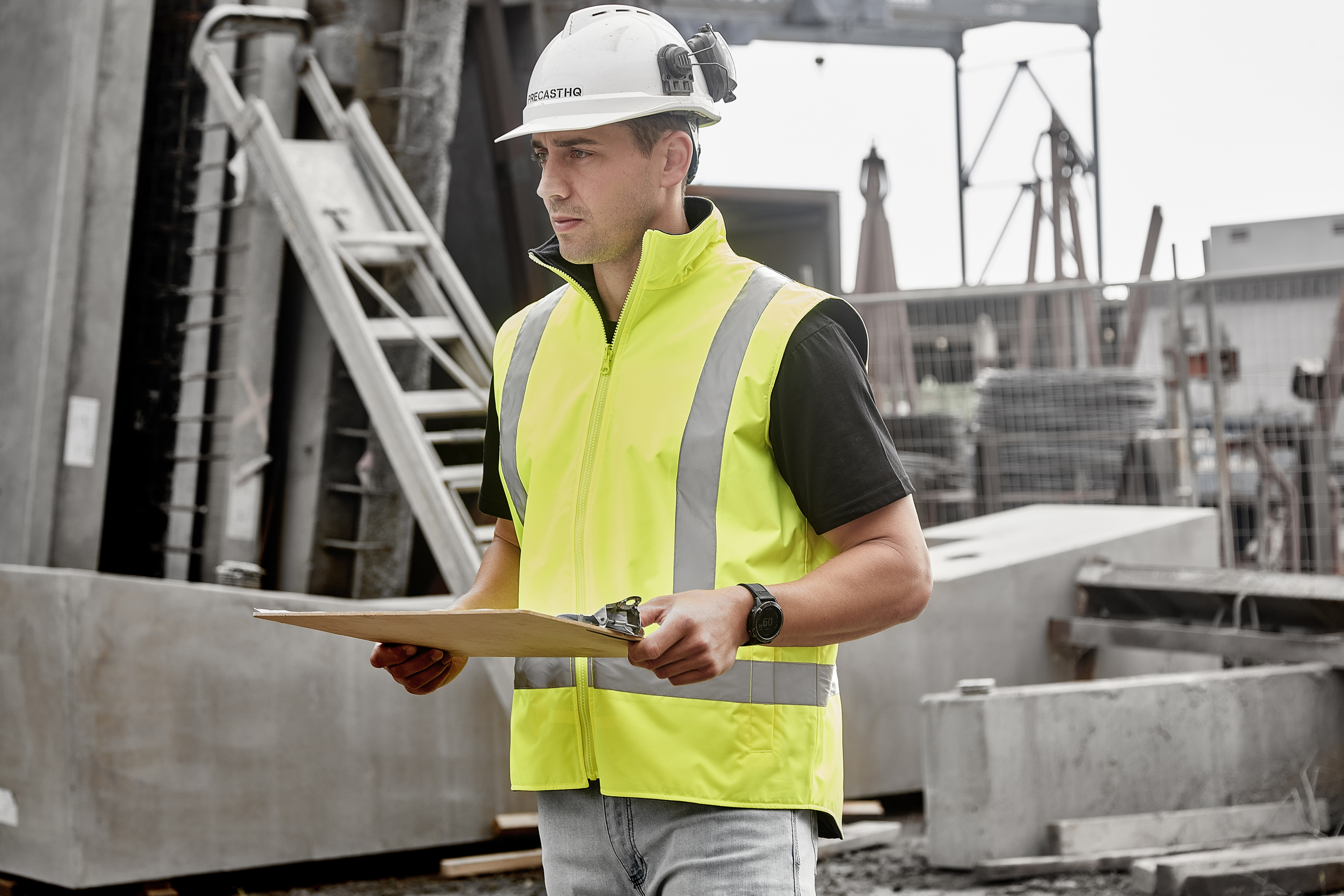 Unisex Hi Vis Waterproof Reversible Vest