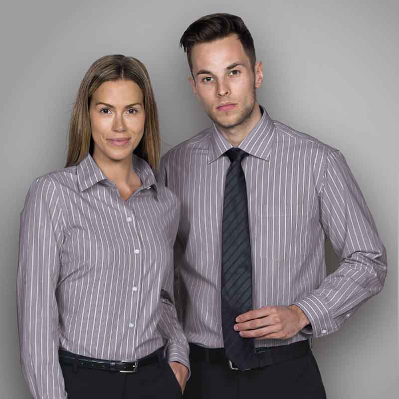BMV The Euro Corporate Stripe Shirts - Womens