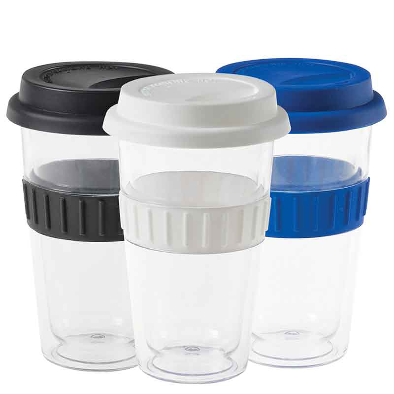 BMV Plastic Double-Walled Mug