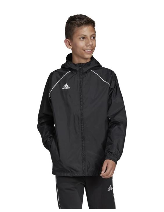 Youth Core Rain Jacket - Black/White