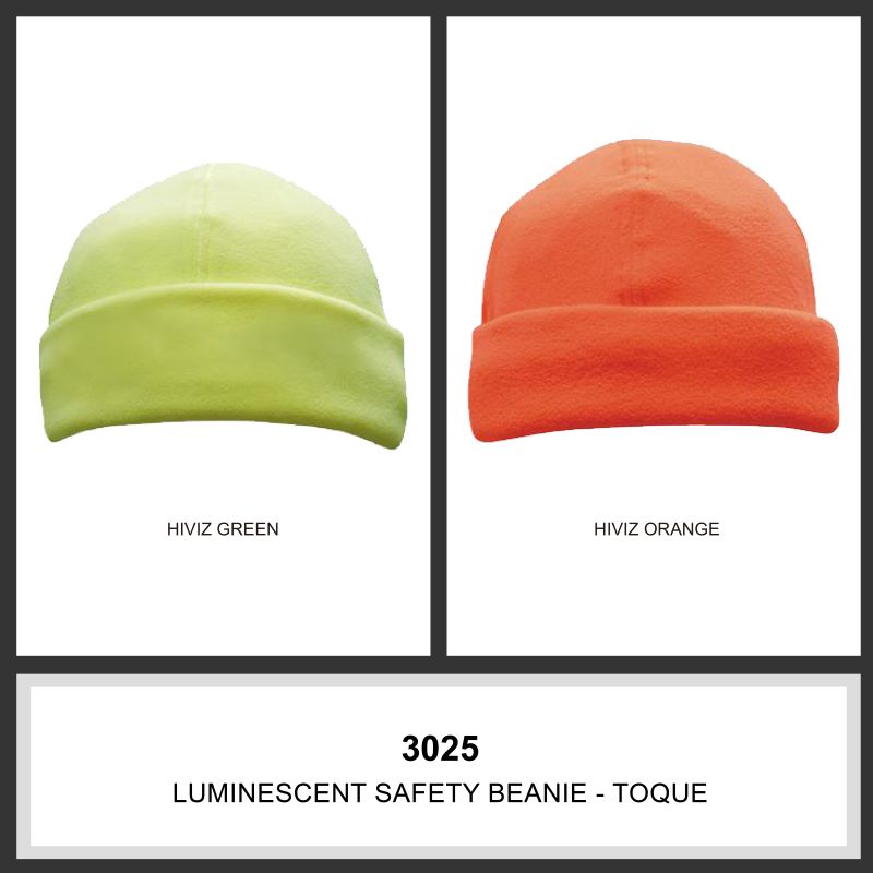 Headwear Hi-Vis Luminescent Micro Fleece Beanies