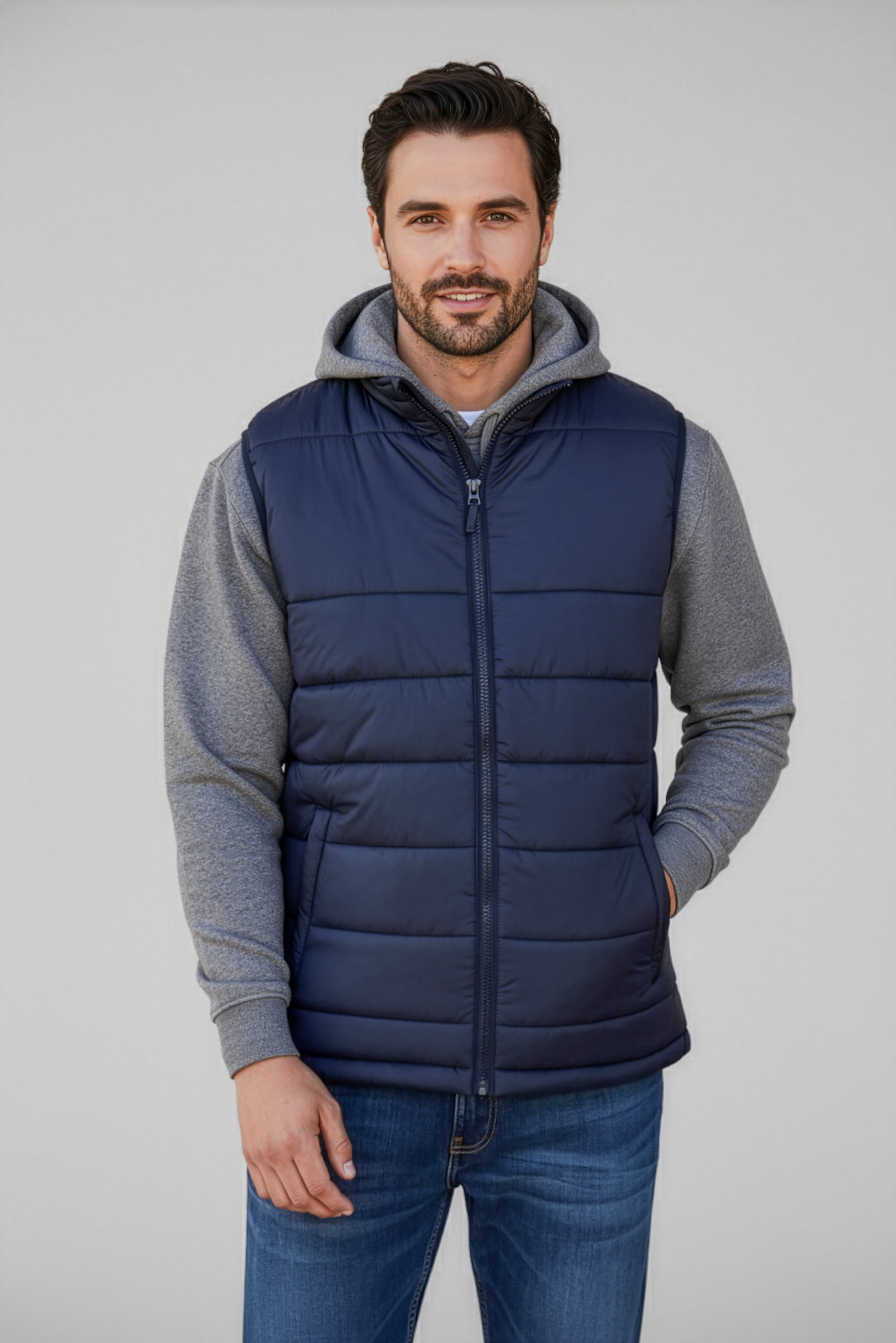 Biz Collection Alpine Mens Puffer Vest