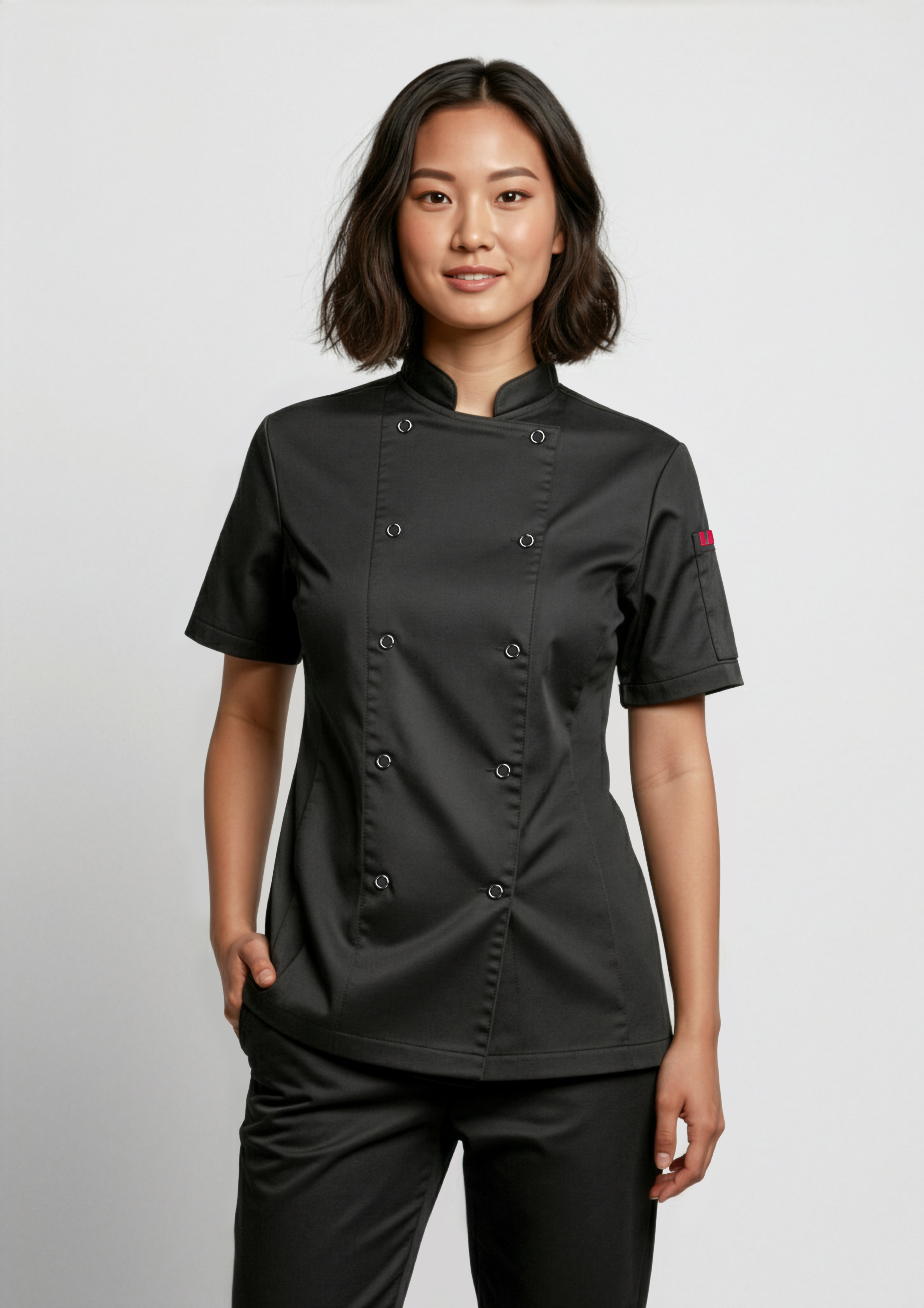 Women's Zest Short Sleeve Chef Jacket