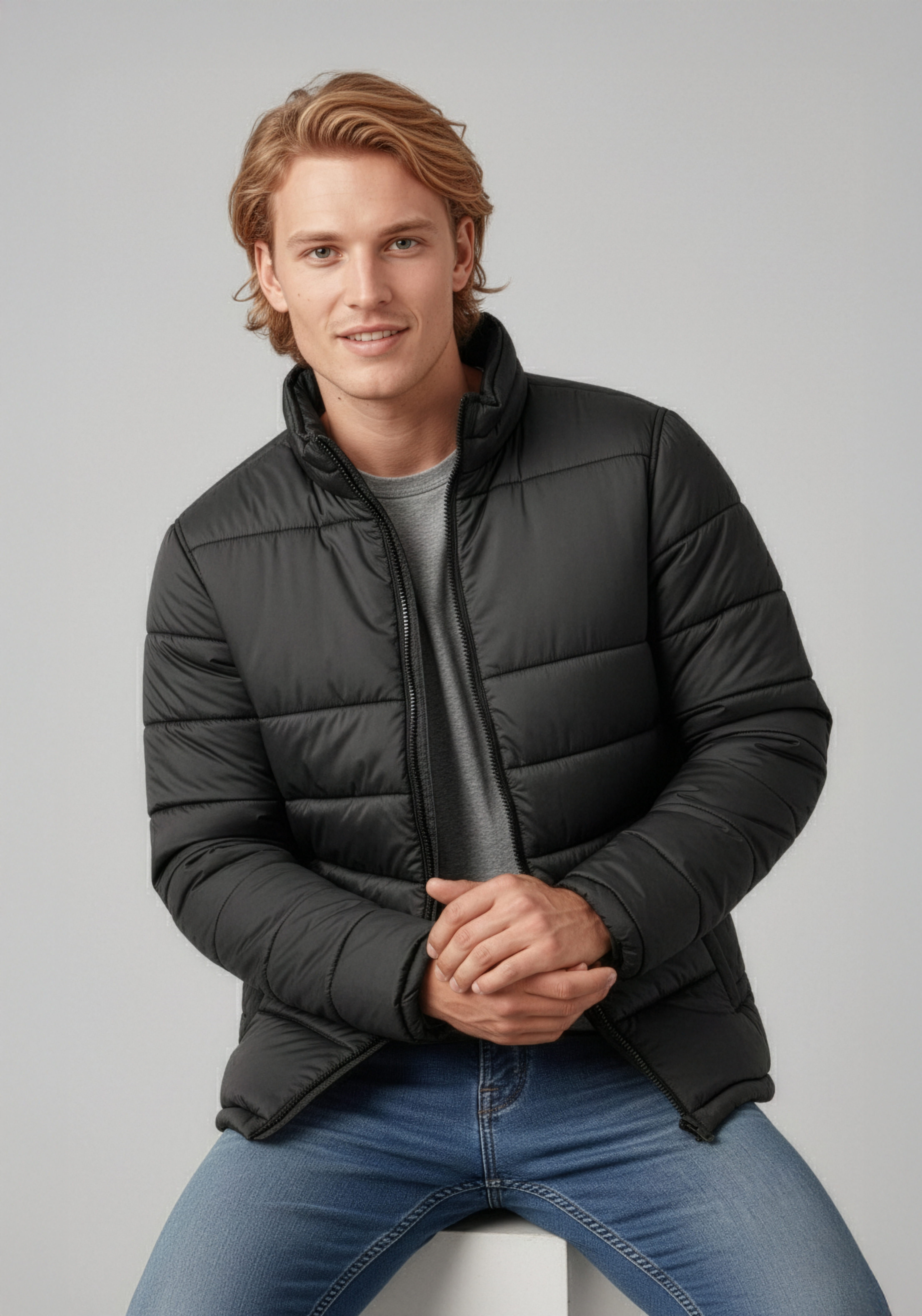 Biz Collection Alpine Mens Puffer Jacket