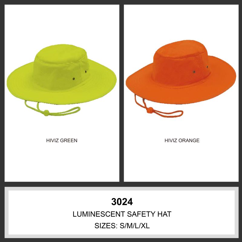 Headwear Hi-Vis Luminescent Wide Brim Hat
