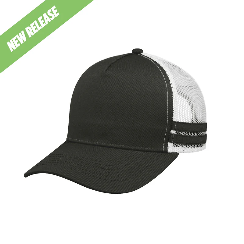 Premium Apparel F24503 Headwear24 Striped Trucker Cap