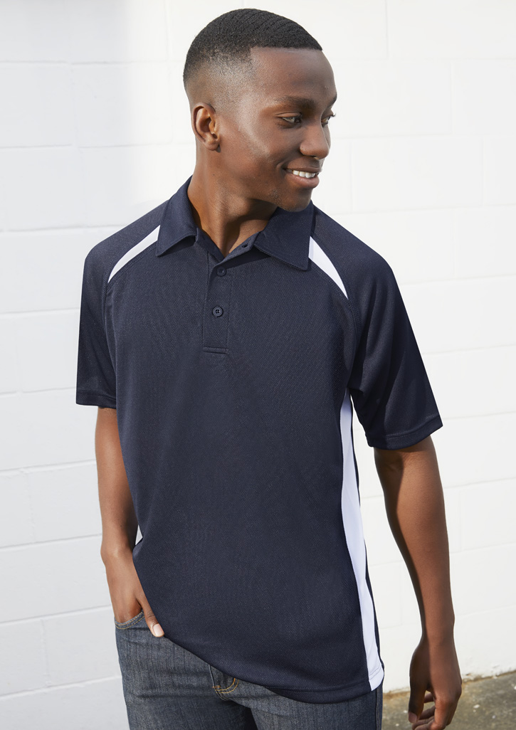 Biz Collection Mens Splice Polo