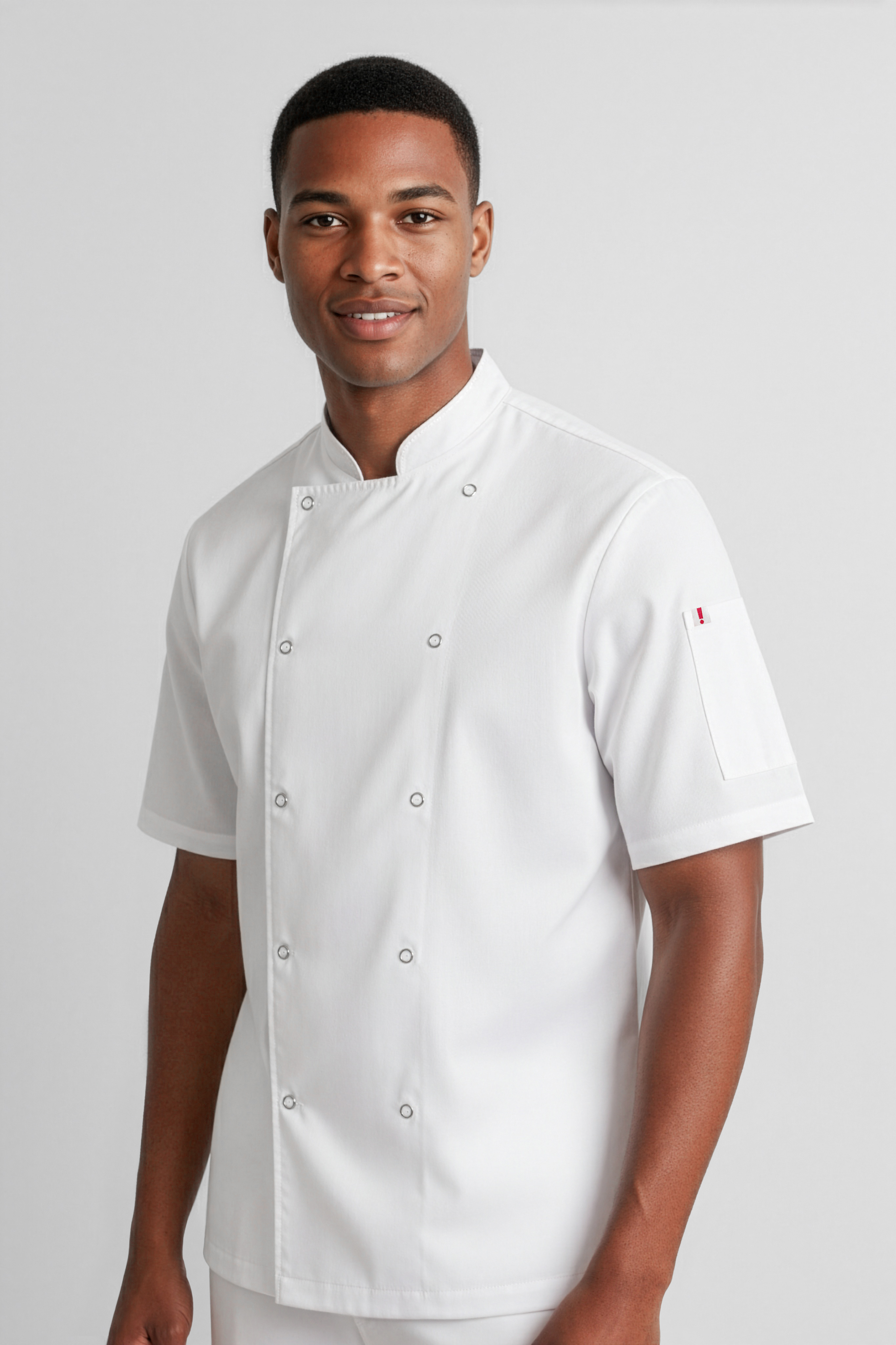 Men's Zest Short Sleeve Chef Jacket