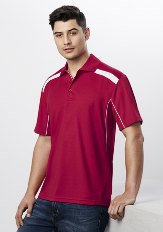 Biz Collection Mens United Short Sleeve Polo