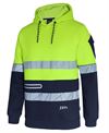JB's 450g Hi VIs Pull Over Hoodie with Fragmented Tape
