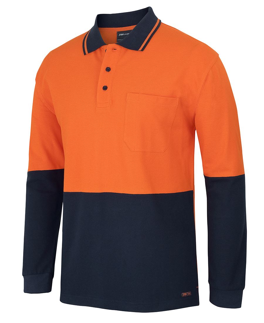 JBs HV L/S COTTON PIQUE TRAD POLO - OS