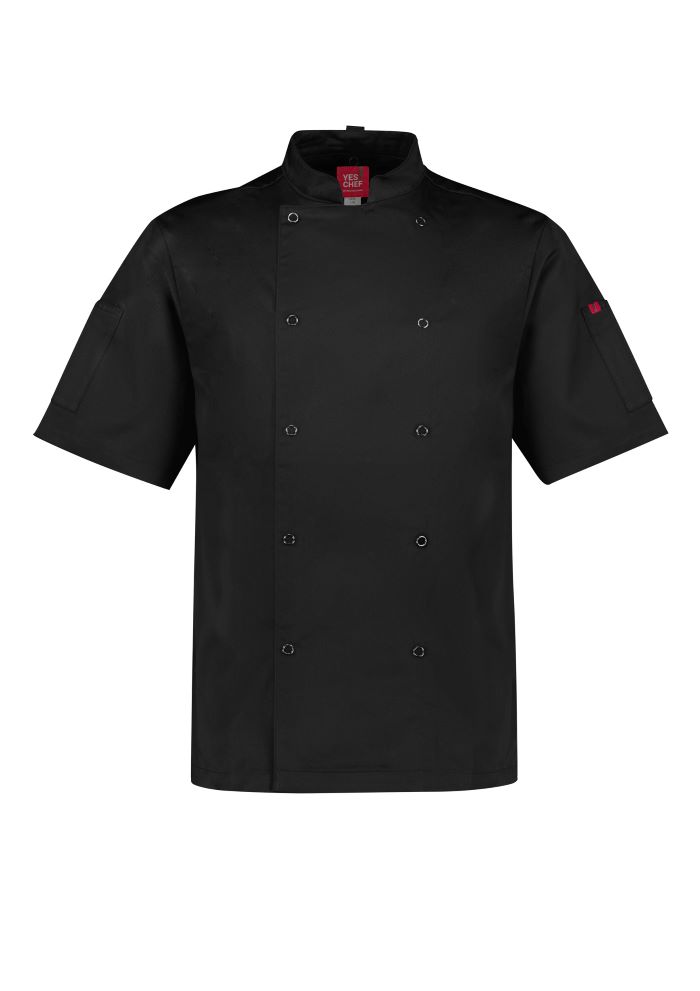 Men's Zest Short Sleeve Chef Jacket