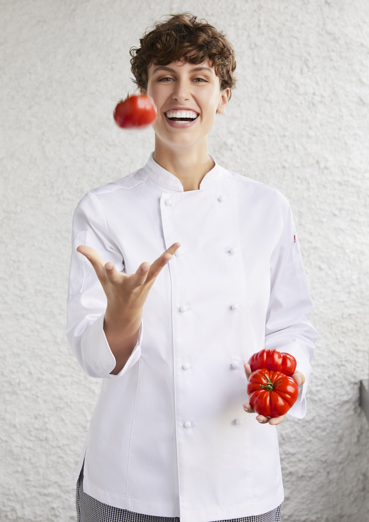 Womens Al Dente Long Sleeve Chef Jacket