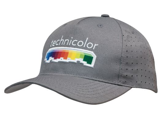 Breathable Poly Twill Cap with Circle Perforations