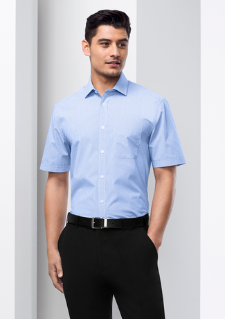 Biz Collection Mens Euro Short Sleeve Shirts