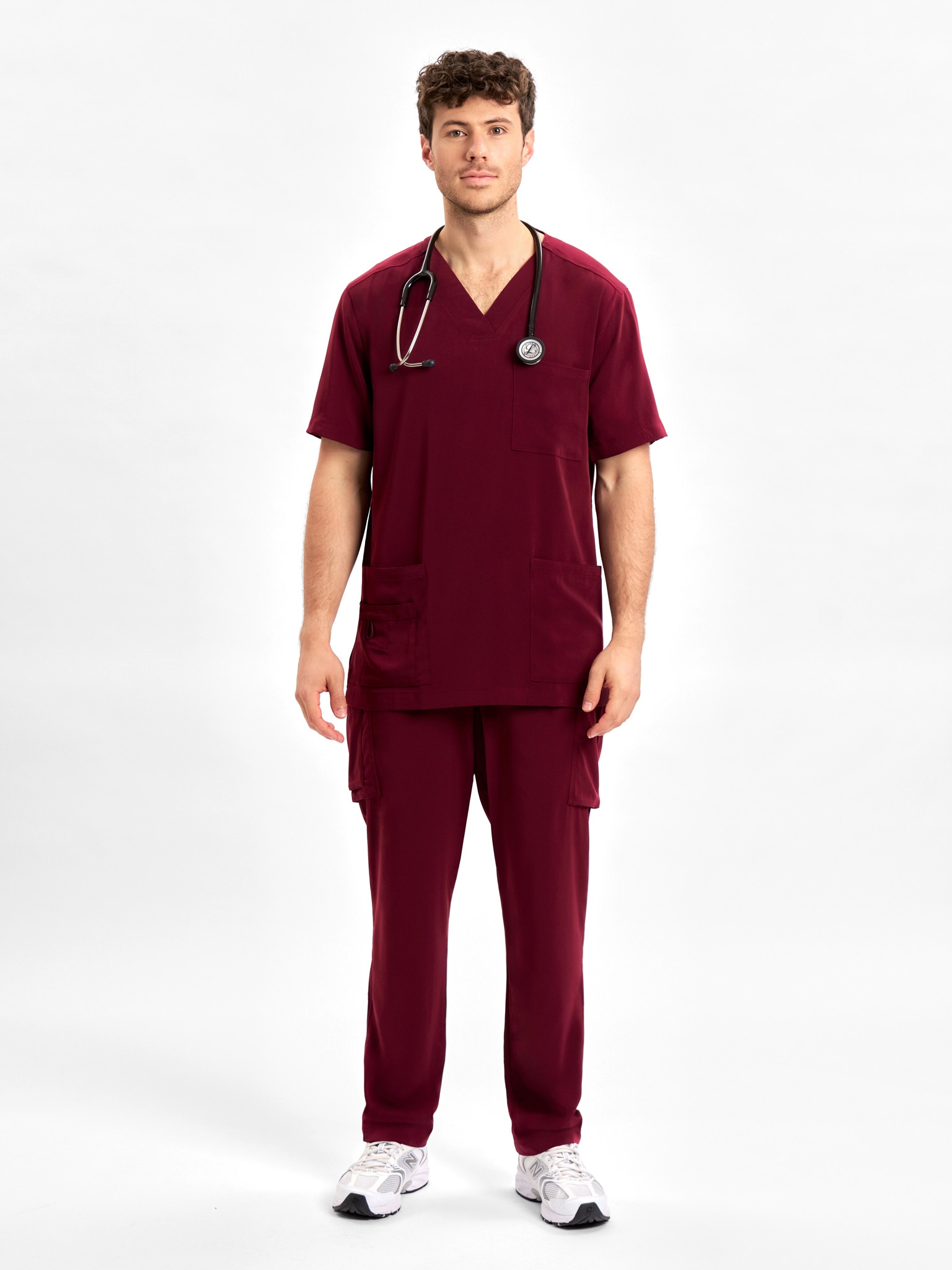 Biz Care Mens Avery Multi-Pocket Scrub Pant