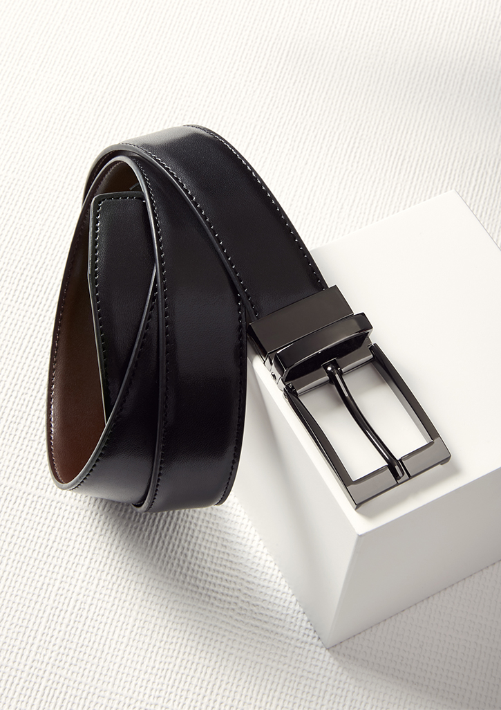 Biz Corporates Mens Leather Reversible Belt