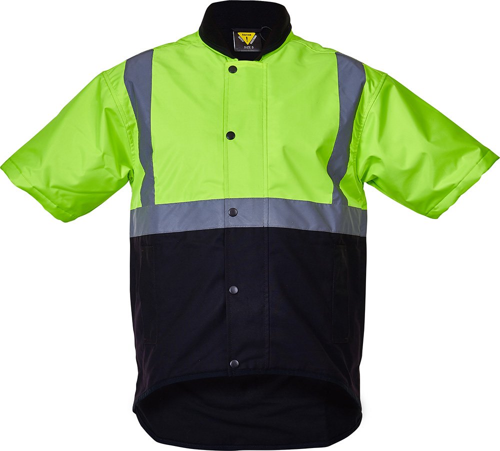 Oilskin D/N Sleeve Vest - Yellow