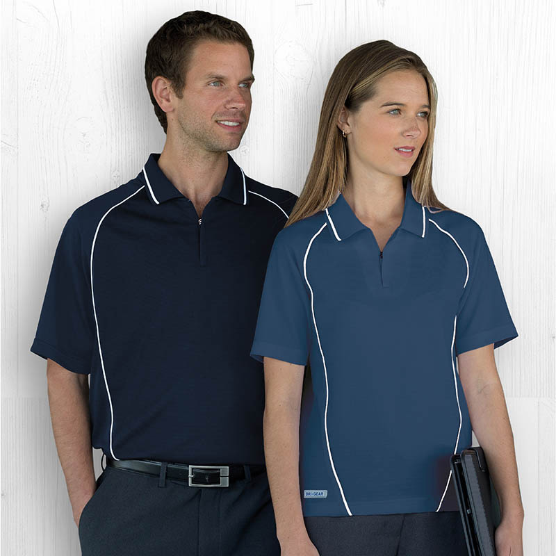 BMV Dri Gear Piped Ottoman Instinct Polo