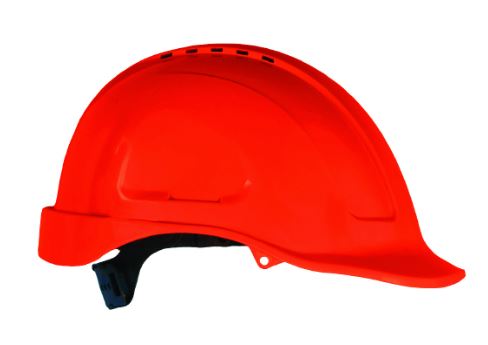 Mid Peak, Vented Hard Hat - Slip Lock