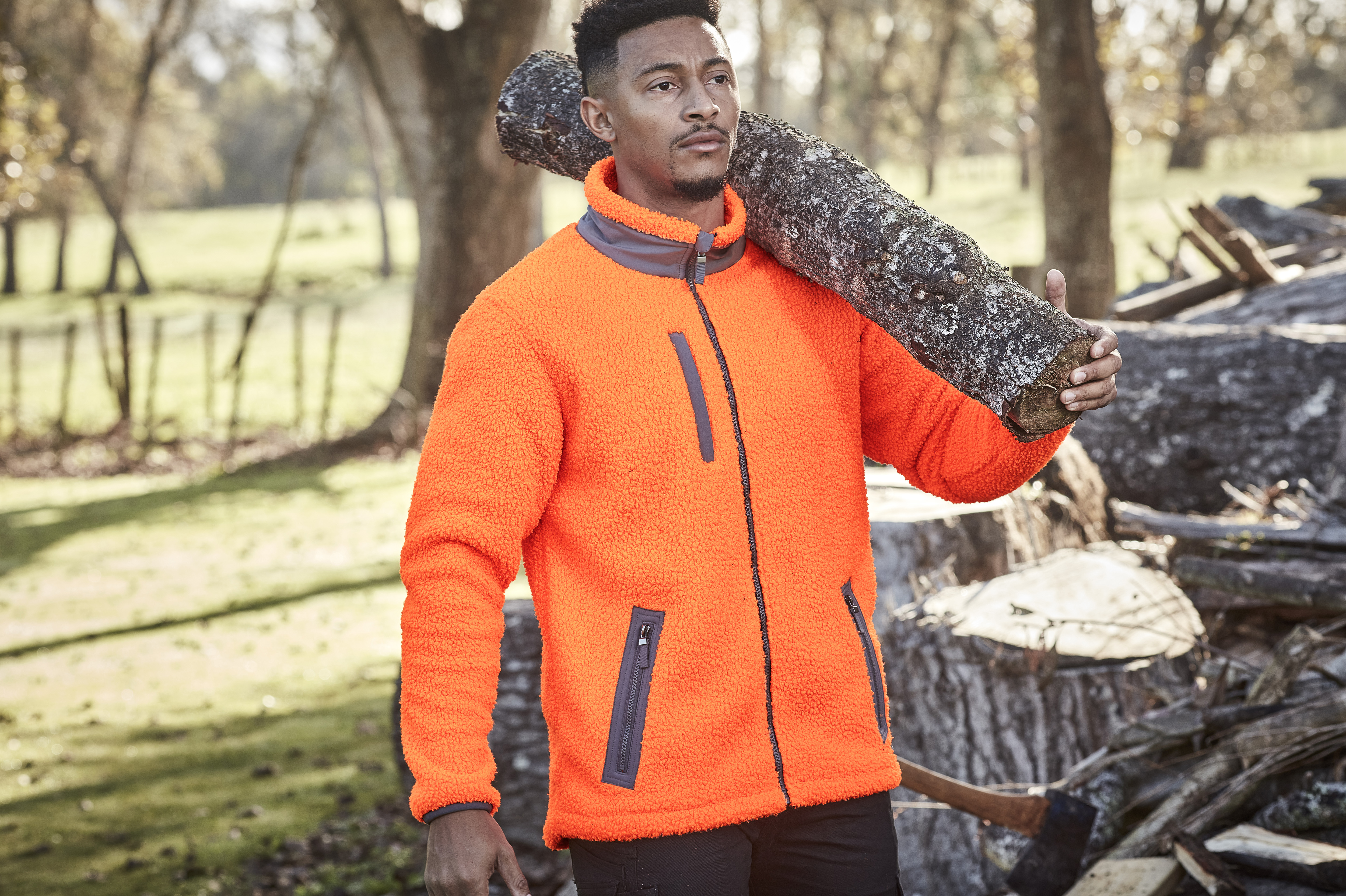 Unisex Streetworx Full Zip Sherpa Fleece
