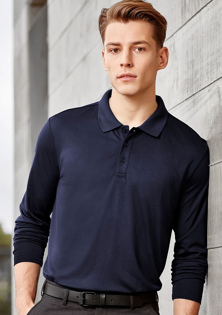 Action Mens L/S Polo