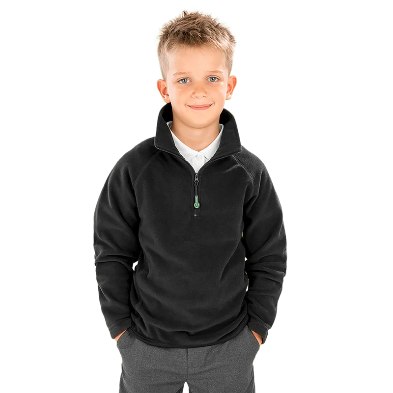 R905B Result Recycled PET Adult Qtr.Zip Fleece Top