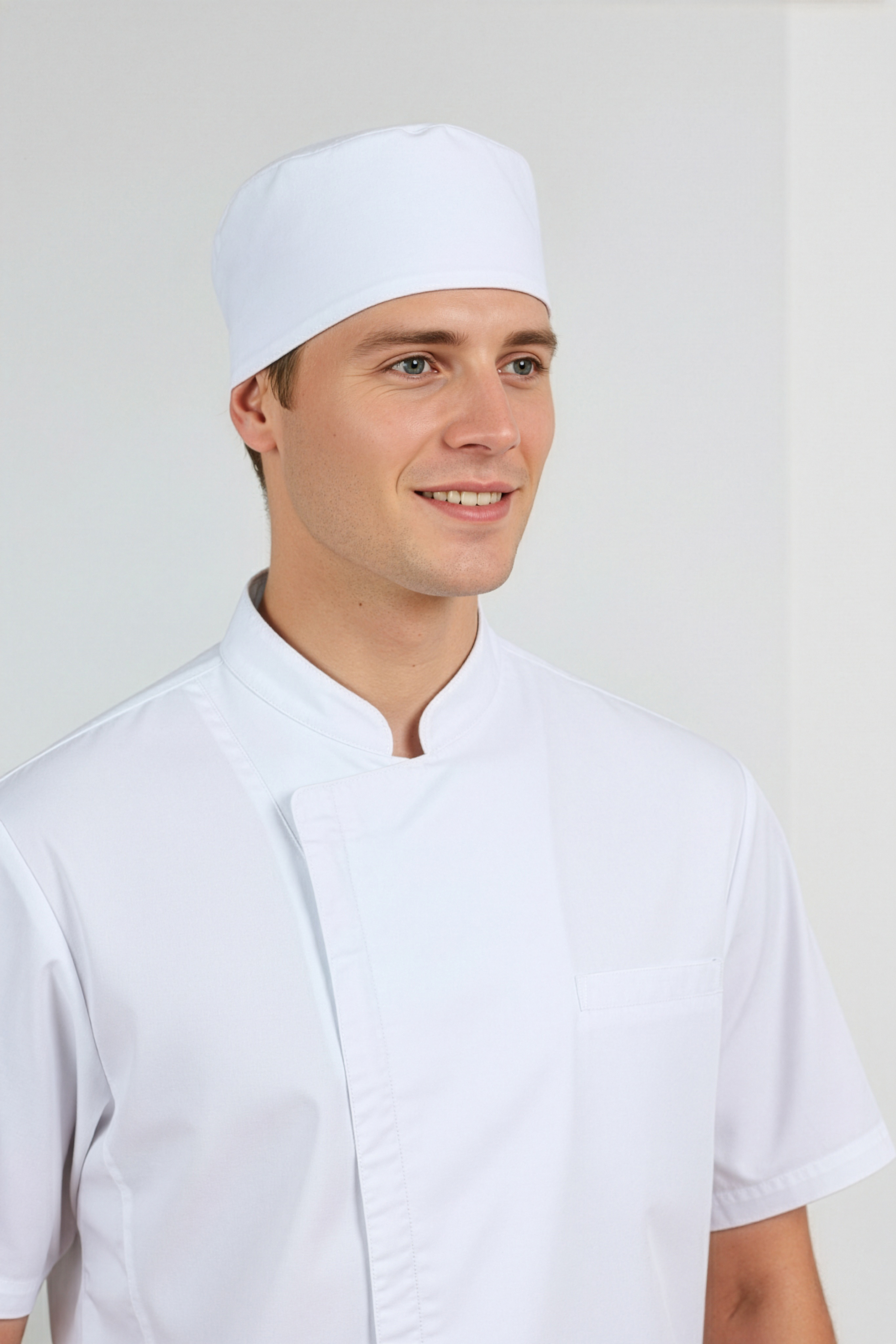 Mens Alfresco Short Sleeve Chef Jacket