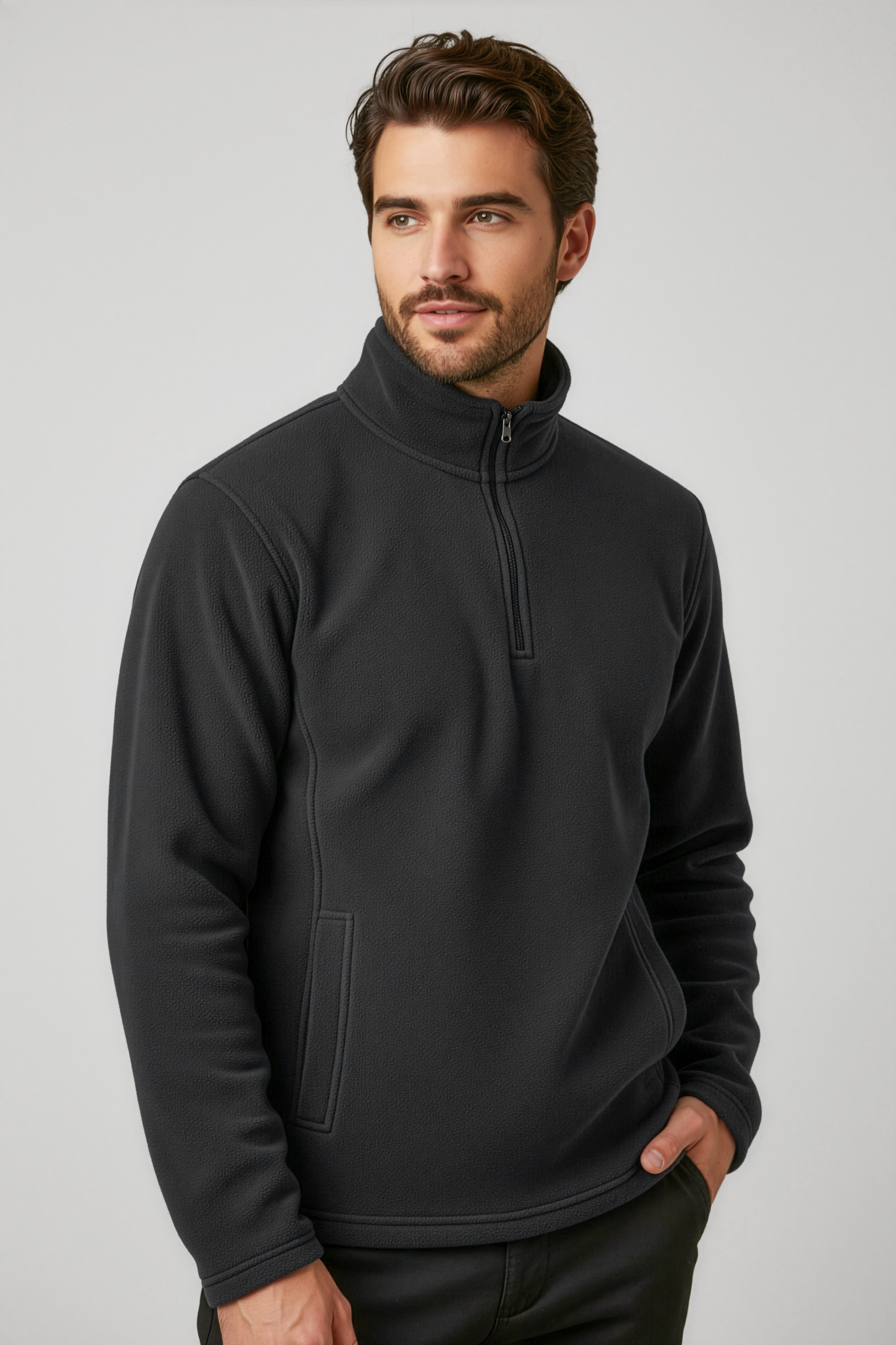 Biz Collection Mens Trinity 1/2 Zip Pullover