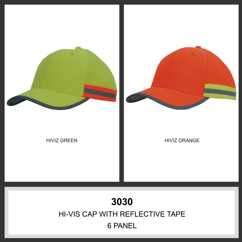 Headwear Hi-Vis Two-Tone Reflective Cap