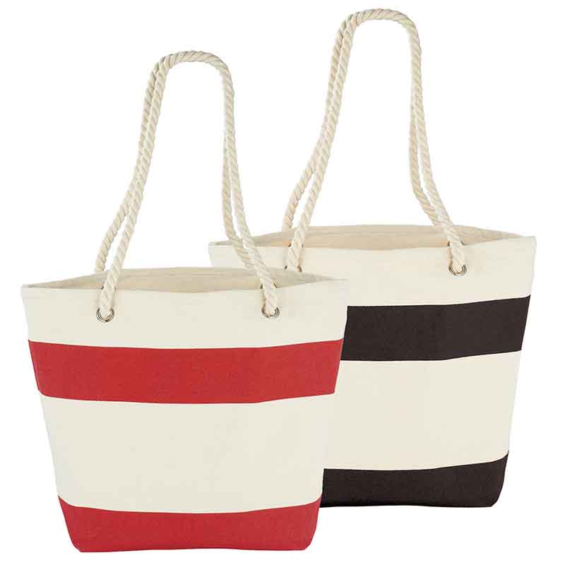 BMV Capri Stripes Cotton Shopper Tote