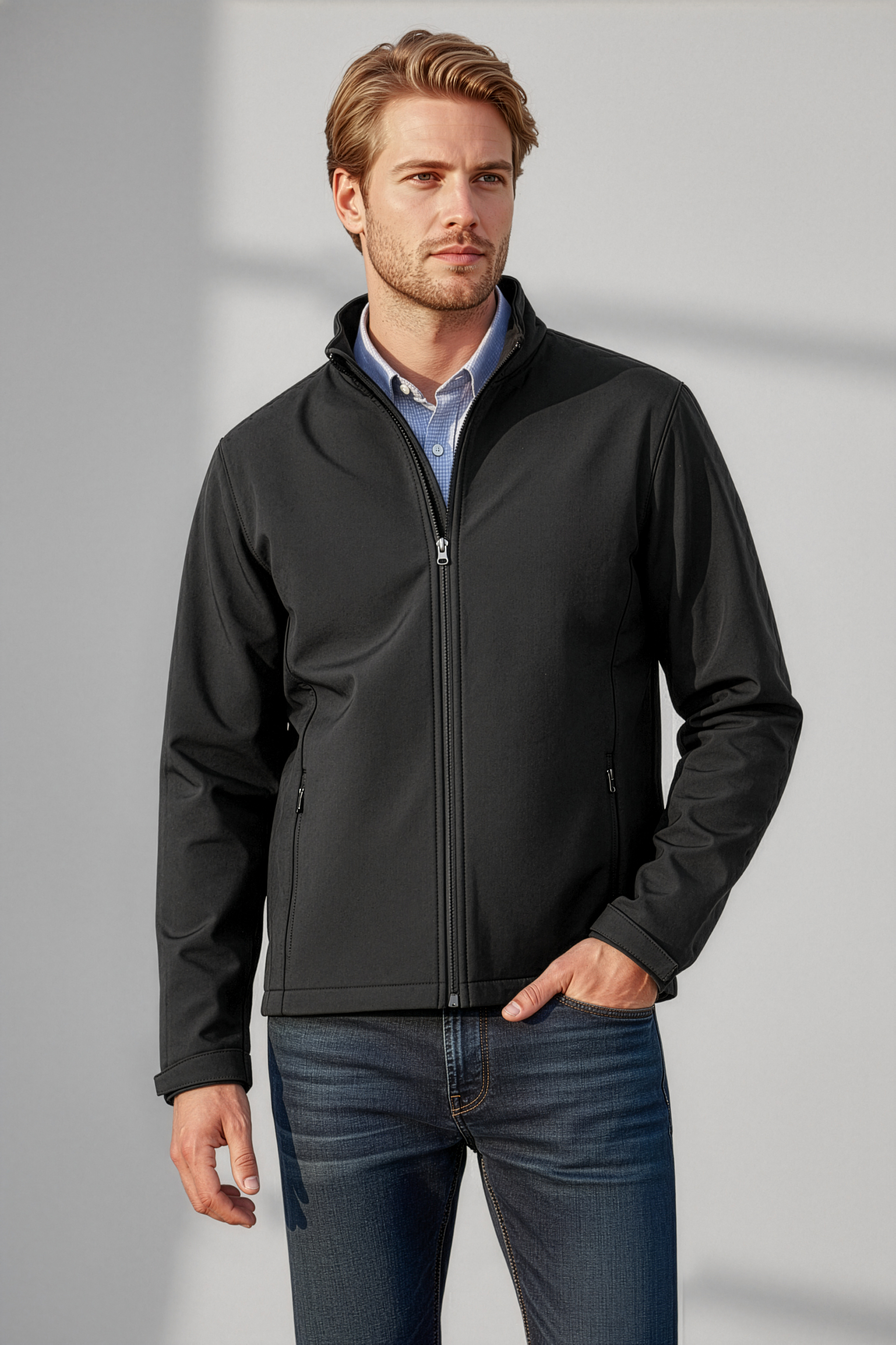 Biz Collection Mens Apex Lightweight Softshell Jacket