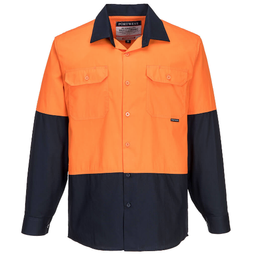 Hi Vis Two Tone Lightweigth L/S Shirt